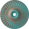 Ekena Millwork Galveston Medallion (Canopies up to 4 3/4"), 36 5/8"OD x 3 5/8"ID x 2 3/8"P, Copper Green Patina CM36GLCGS - alternate 1